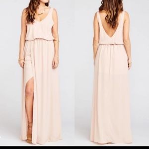 Show Me Your Mumu Dusty blush Kendall Maxi dress